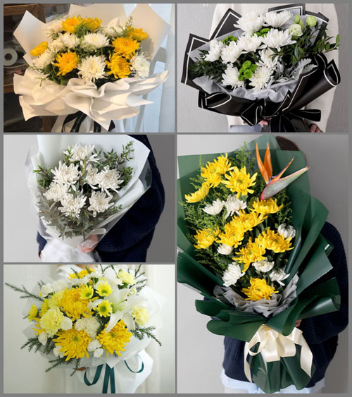 山东青岛平度市李园街道龙王许家村白事花束代送